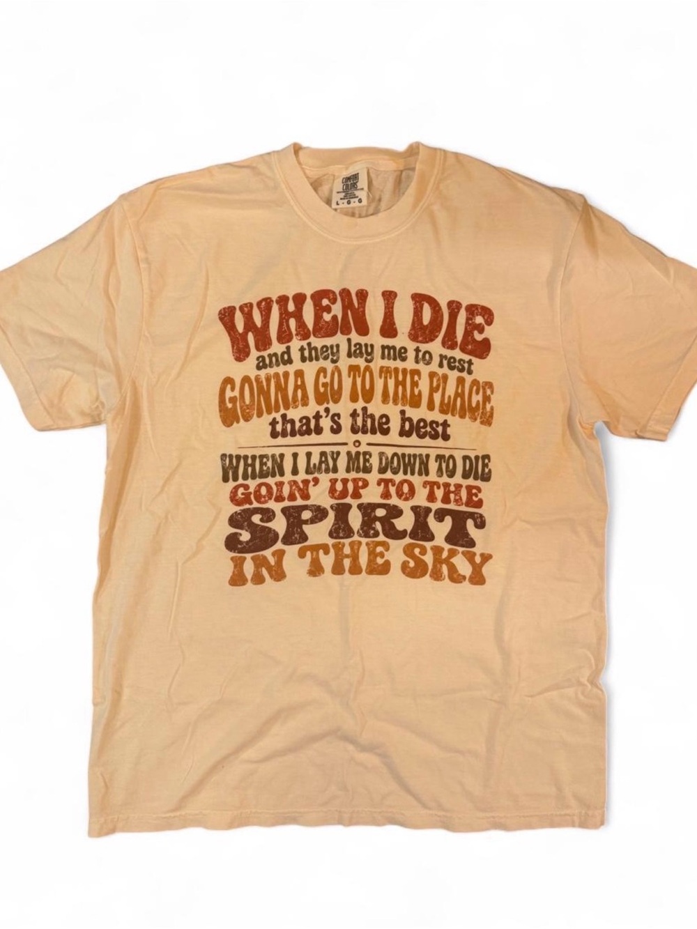 Cream Tee with Lyrics